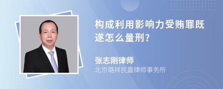 构成利用影响力受贿罪既遂怎么量刑?