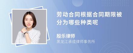 劳动合同根据合同期限被分为哪些种类呢