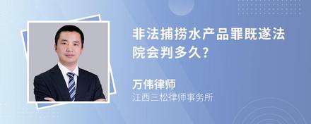 非法捕捞水产品罪既遂法院会判多久?