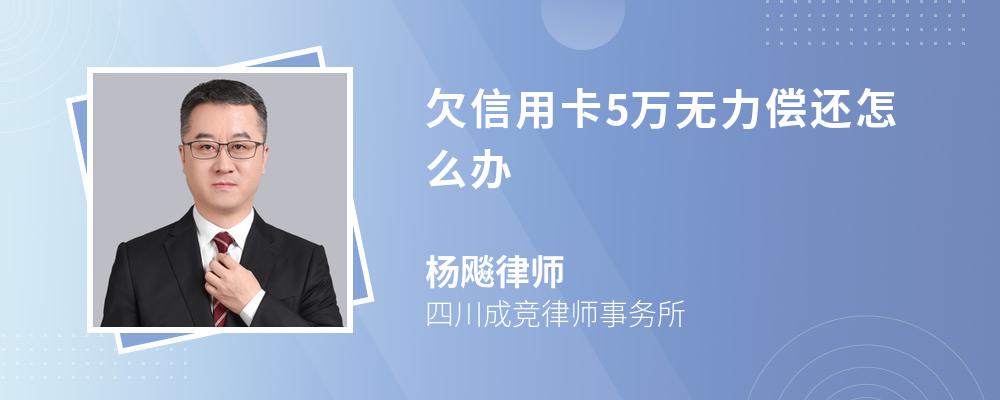 欠信用卡超过5万以上还不上怎么办(欠信用卡超过5万以上还不上怎么办呢)