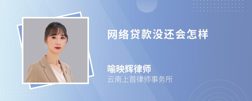 网络贷款没还会怎样