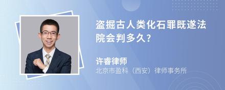 盗掘古人类化石罪既遂法院会判多久?